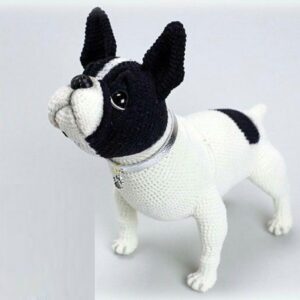Bulldog Francês Amigurumi - Receitas de Amigurumi em português