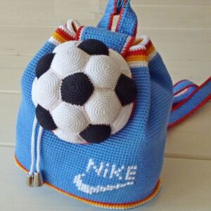 Receita Bolsa Futebol Amigurumi