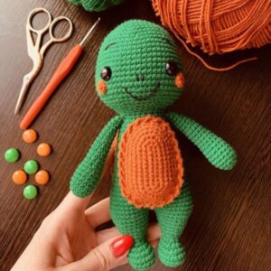 tartaruga amigurumi- Receitas de Amigurumi em português