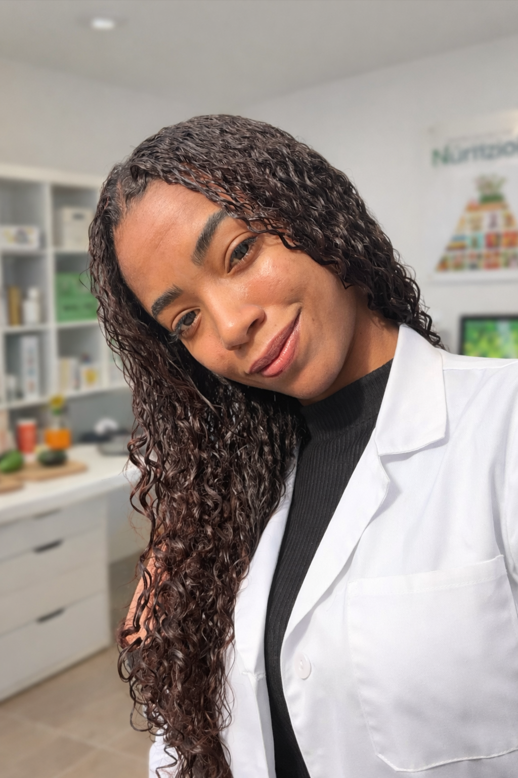 Nutricionista profissional sorrindo