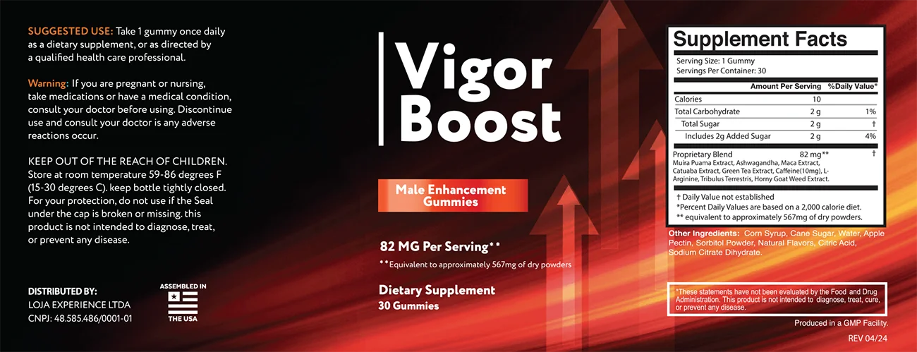 Rótulo Vigor Boost