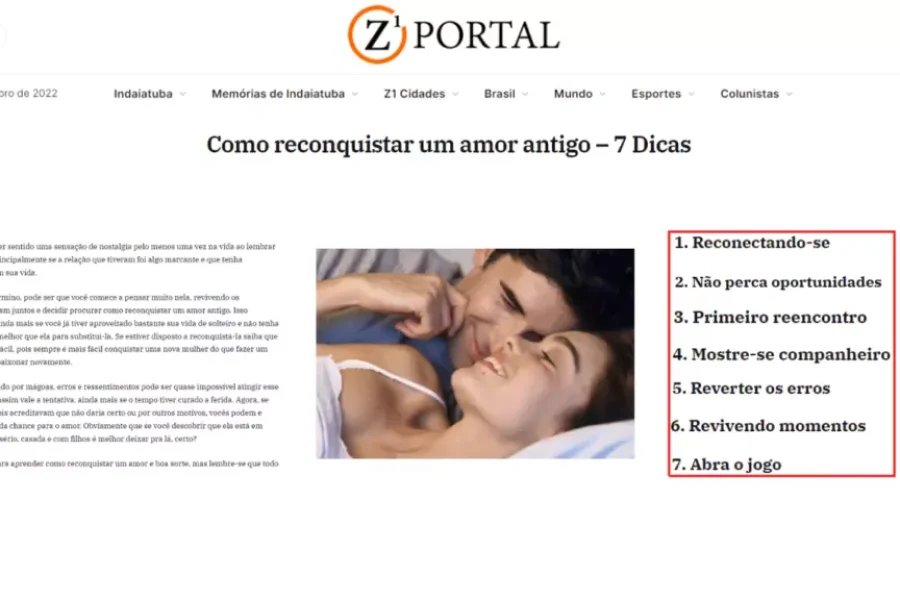 9 - Dicas para conquistar um homem